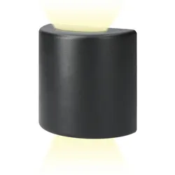 Wandleuchte Led 3W 60Lm 4000K Lichtdurchmesser Ip65 12X12X6Cm Oval Edm