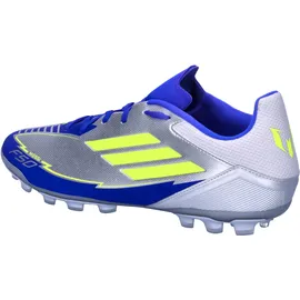 adidas F50 League Messi AG Herren Silver Met/Solar Yellow/Lucid Blue 43 1/3