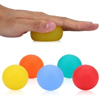 Softball Klein,Handtherapie Bälle,Tbe 2 Stück Gel Zur Dekompressionskugel,Für Handtraining,Fitness,Finger,Handgelenk,Therapie,Rehabilitation,Massage,Ersatz Für Handübung,Griffkraft (Orange)