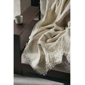 Ferm Living Weaver Bettüberwurf 120 x 170 cm Beige/Off-white