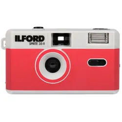 Ilford Sprite 35-II, Kamera, Rot und Silber