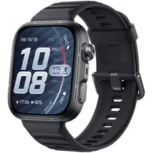 Huawei Fit 5 Pro BT 44 mm Titangehäuse Silber Fluorelastomerarmband Black inkl. FreeBuds SE4
