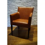 Breite Esszimmerstühle mit Armlehnen Stuhl Sessel Echt Leder stühle Lederstühle