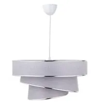 Opviq 1-flg. 40 cm zylindrisch grau silber