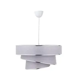 Opviq 1-flg. 40 cm zylindrisch grau silber