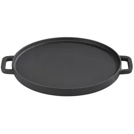 GSW Grillplatte Ø 30 cm Gusseisen schwarz