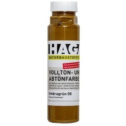 HAGA Vollton- und Abtönfarbe umbragrün 08 - 250 ml Flasche