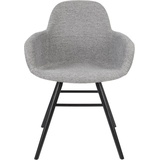 ZUIVER Albert Kuip Soft Armlehnstuhl, light grey