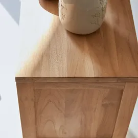 Tikamoon Konsole Kommode massivholz Highboard Teak Natur unbehandelt massiv NEU