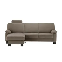 meinSofa Ecksofa  Veit , braun , Maße (cm): B: 232 H: 90 T: 168