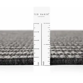 Ted Baker Linley Wendeteppich", schwarz weiß, B:200cm H:8mm L:300cm, Polypropylen, Teppiche, Teppich, Designteppich, Wetterfest, Pflegeleicht, Modern, Wohnzimmer, Terrasse