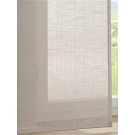 Kutti Schiebegardine HEINE HOME Gr. 4, beige, B:60cm H:245cm, Polyester, Gardinen