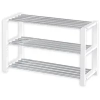 Idimex Schuhregal Weiß, Holz, Kiefer, Mode, 80x48x30 cm Garderobe,
