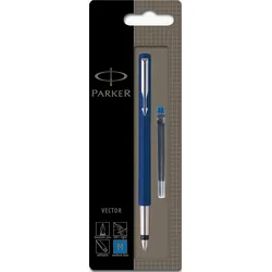 PARKER Füllfederhalter VECTOR Standard Blau M blau