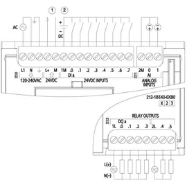 Siemens Dig.Industr. Kompakt CPU S7-1200 AC/DC/Relais 6ES7212-1BE40-0XB0
