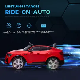 Homcom Elektro Kinderauto Audi E-tron rot (MP3/USB/TF)