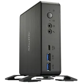 Shuttle XPC nano NC4010BA Intel Celeron 7305 4GB DDR4 128GB SSD 1xHDMI 1xDP W11P - Schwarz