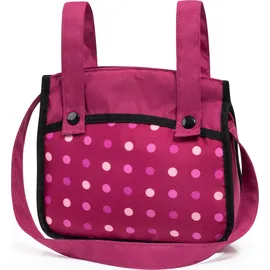 Bayer Design 17067AA Puppenwagen Xeo mit Tasche, höhenverstellbar, schwenkbare Vorderräder, umwandelbar, Bordeaux Fee