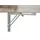 Mendler Wandtisch HWC-H48, Wandklapptisch Wandregal Tisch, klappbar Massiv-Holz ~ 100x50cm naturfarben