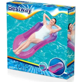 BESTWAY Aufblasbare Pool-Liege Aqua Lounge - Lila/Blau