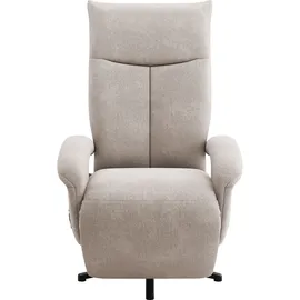 sit&more TV-Sessel Emely Polyester 74 x 112 x 82 cm grau elektrisch, drehbar