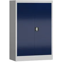 Classix Aktenschrank 80 x 38 x 120 cm blau/lichtgrau
