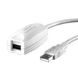 VALUE USB 2.0 Verlängerung, weiß, 5 m