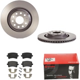 Brembo BREMSSCHEIBEN + BREMSBELÄGE HINTEN FÜR VW PASSAT VARIANT 3B6