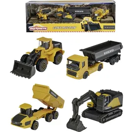 MAJORETTE Volvo Construction 4 Pieces Giftpack