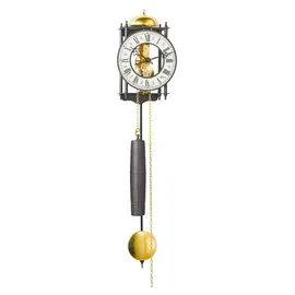 HERMLE Skelett-Wanduhr Belfort 0,00 schwarz