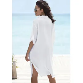 LASCANA Longbluse Weiß 44
