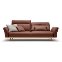 hülsta sofa 3,5-Sitzer hs.460, Sockel in Eiche, Füße Eiche natur, Breite 228 cm braun