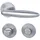 Alpertec Rosettengarnitur Athen II-R Edelstahl Silber