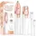 Vinmall Epilierer 2-in-1 Damenrasierer Gesicht Augenbrauen Trimmer