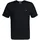 Herren T-Shirt Schwarz 4XL