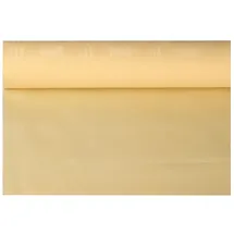 Papstar Papiertischtuch mit Damastprägung 8 m x 1,2 m 12 St. Creme