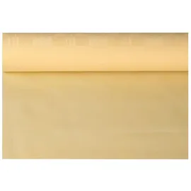 Papstar Papiertischtuch mit Damastprägung 8 m x 1,2 m 12 St. Creme