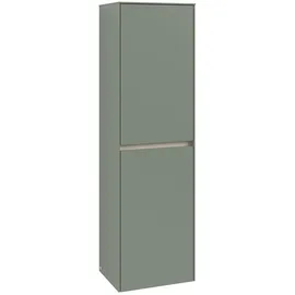 Villeroy & Boch Collaro Hochschrank 45,4 x 153,8 x 34,9 cm Soft Green Holz, MDF, Spanplatte