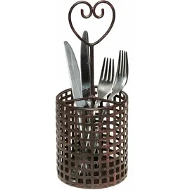 Home Affaire Besteckhalter Antik II 10 x 27 x 10 cm Metall Braun