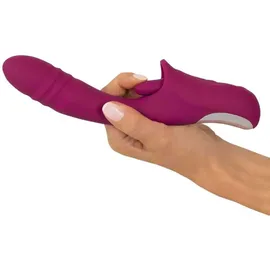 Javida Stoßvibrator Licking & Thrusting Vibrator lila