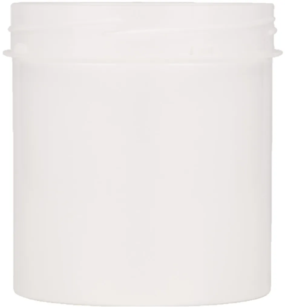 Plastic pot 'Securilock', 250 ml, PP, wit, monding: schroefsluiting