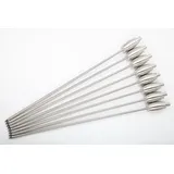 point-garden 8 x Fackel Gartenfackel Edelstahl 115 cm NEU