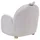 Beliani Kindersessel Pinguin grau/weiß  mit Bouclé