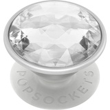 PopSockets Disco Crystal Smartphone Halterung, Silber