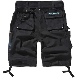 Brandit Textil Iron Maiden Savage Fear Of The Dark Kurze Hose Schwarz S