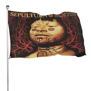 ASVIL Sepultura Roots Flagge 90x150cm - Einheitsgröße