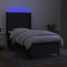 vidaXL Boxspringbett 100 x 200 cm Schwarz