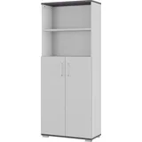 Germania Profiline II Aktenschrank 80 x 40 x 200 cm grau