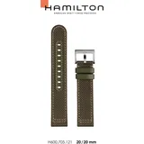 Hamilton Textil Khaki Field Auto Band-set Textil Grün 20/20 H690.705.121 - grün