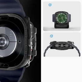 SPIGEN Rugged Armor Hülle Kompatibel mit Samsung Galaxy Watch Ultra
